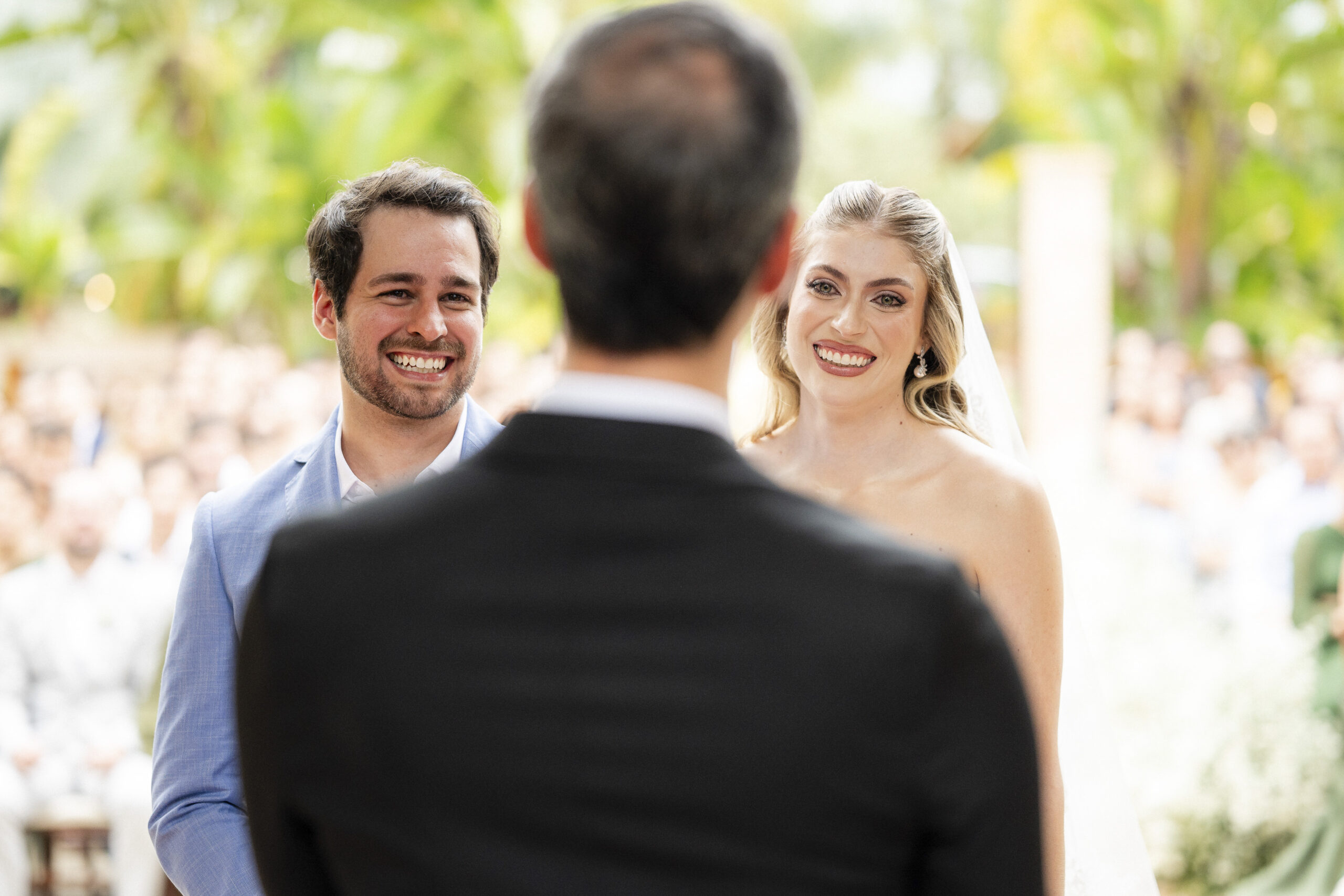 Vivian e Matheus se casaram no Palmeiras Eventos, em Limeira. Foto – Gustavo Carreiro